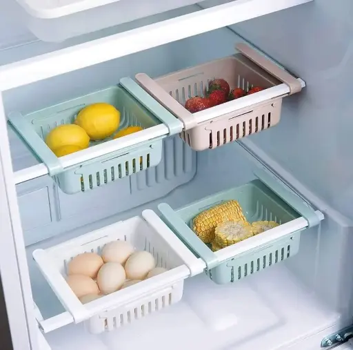 Expandable Multipurpose Fridges Storage Basket